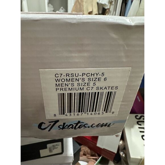 C7SKATES PREMIUM PEACHY KEEN QUAD SKATES SIZE 6 $140 - Picture 6 of 6